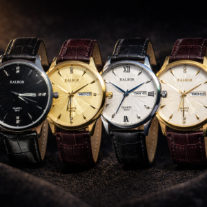 Kalbor Classic Men’s Watch with a 5ml Perfume Gift